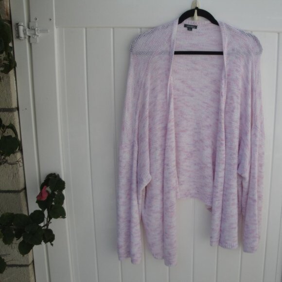 Wild Fable Sweater Cardigan Women's Large Pink Open Casual - Picture 2 of 5